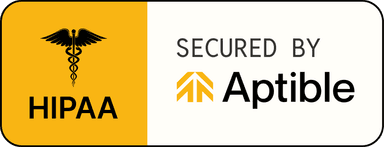 HIPAA compliant, secured by Aptible